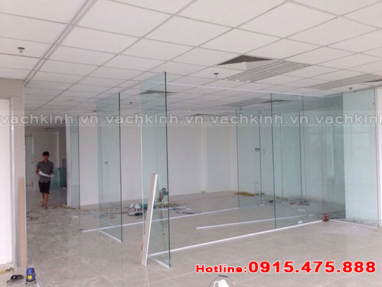 Vách kính nội thất tại Trần Phú | vach kinh noi that tai Tran Phu